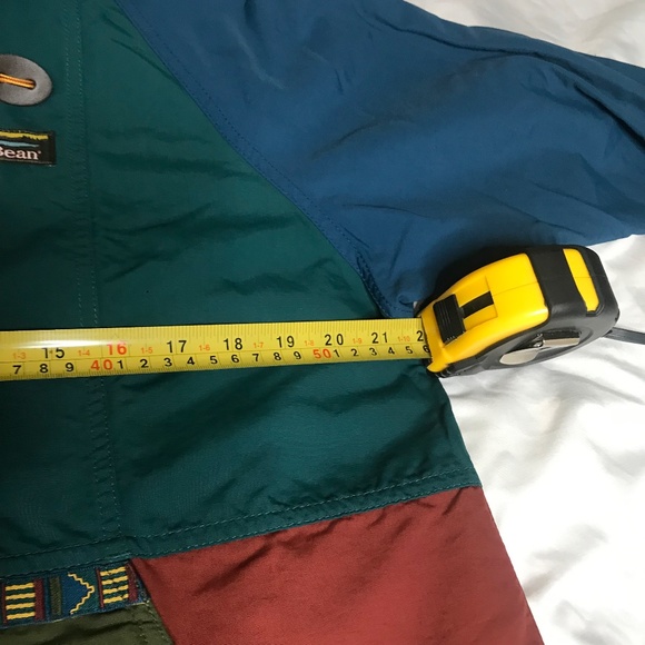 L.L.Bean Colorblock Mountain Classic Anorak Pullover Hoodie - Picture 7 of 12